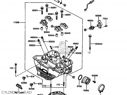 CYLINDER HEAD - KL500-A3 1989 AUSTRIA