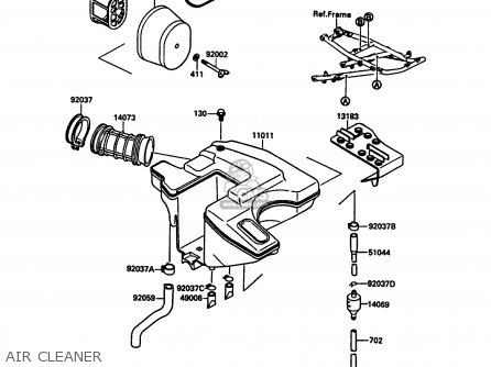AIR CLEANER - KL500-A3 1989 AUSTRIA