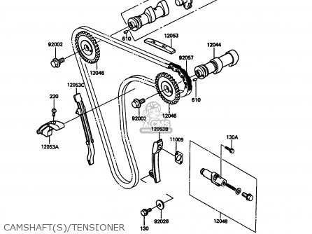 CAMSHAFT(S)/TENSIONER - KL500-A3 1989 AUSTRIA