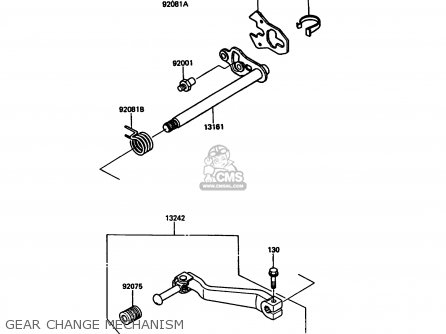 GEAR CHANGE MECHANISM - KL500-A3 1989 AUSTRIA