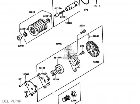 OIL PUMP - KL500-A3 1989 AUSTRIA