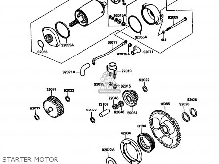STARTER MOTOR - KL500-A3 1989 AUSTRIA