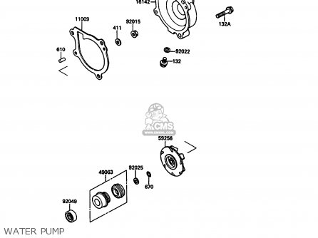 WATER PUMP - KL500-A3 1989 AUSTRIA