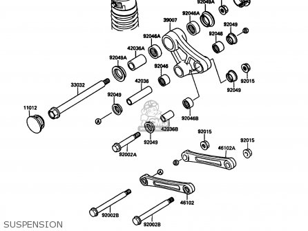 SUSPENSION - KL500-A3 1989 AUSTRIA