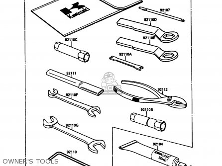 OWNER'S TOOLS - KL500-A3 1989 AUSTRIA