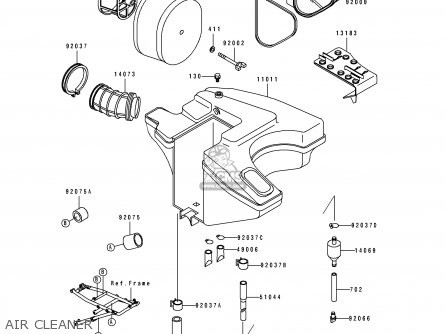 AIR CLEANER - KL500-B1 TENGAI 1989 AR NR