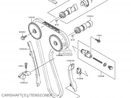 CAMSHAFT(S)/TENSIONER - KL500-B1 TENGAI 1989 AR NR