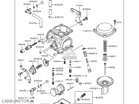 CARBURETOR - KL500-B1 TENGAI 1989 AR NR
