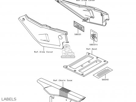 LABELS - KL500-B1 TENGAI 1989 AR NR