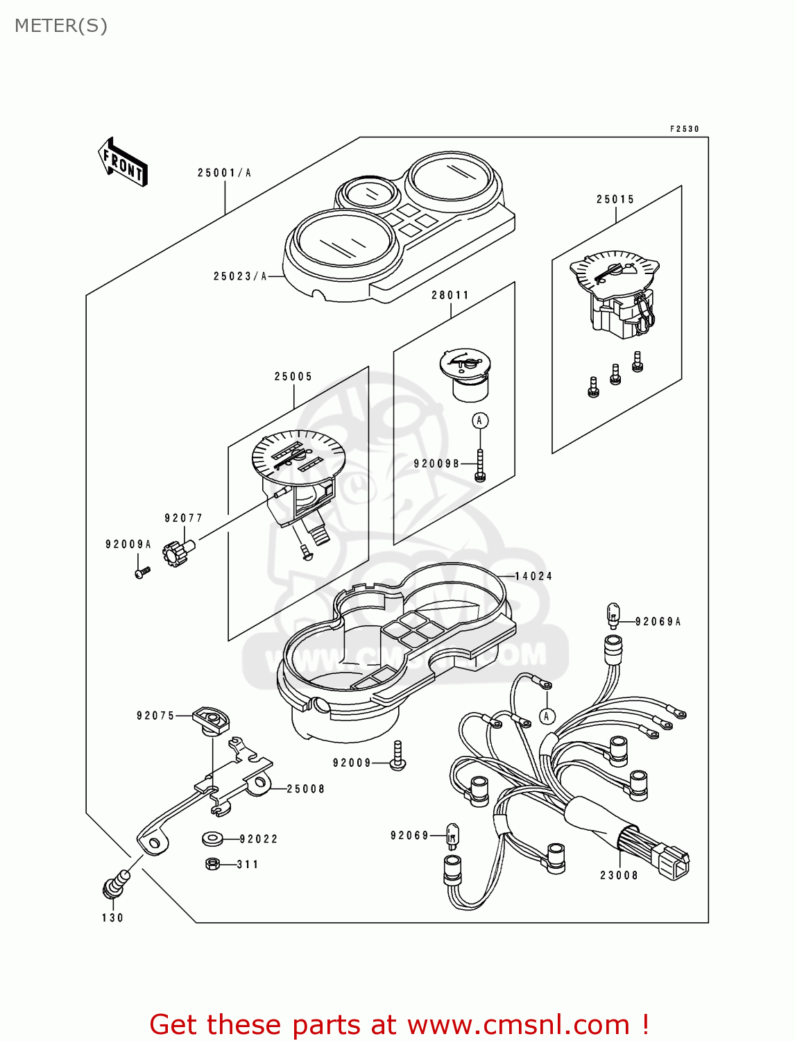 METER(S) KL500-B2 TENGAI 1990 AR NR