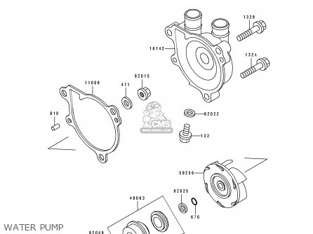WATER PUMP - KL500-B2 TENGAI 1990 AR NR