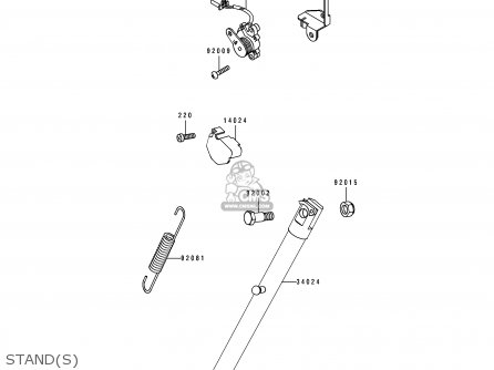 STAND(S) - KL500-B2 TENGAI 1990 AR NR