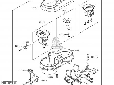 METER(S) - KL500-B2 TENGAI 1990 AR NR