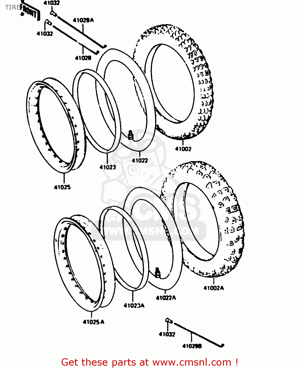 TIRE KL600A1 1984 EUROPE UK FR GR IT SD ST WG