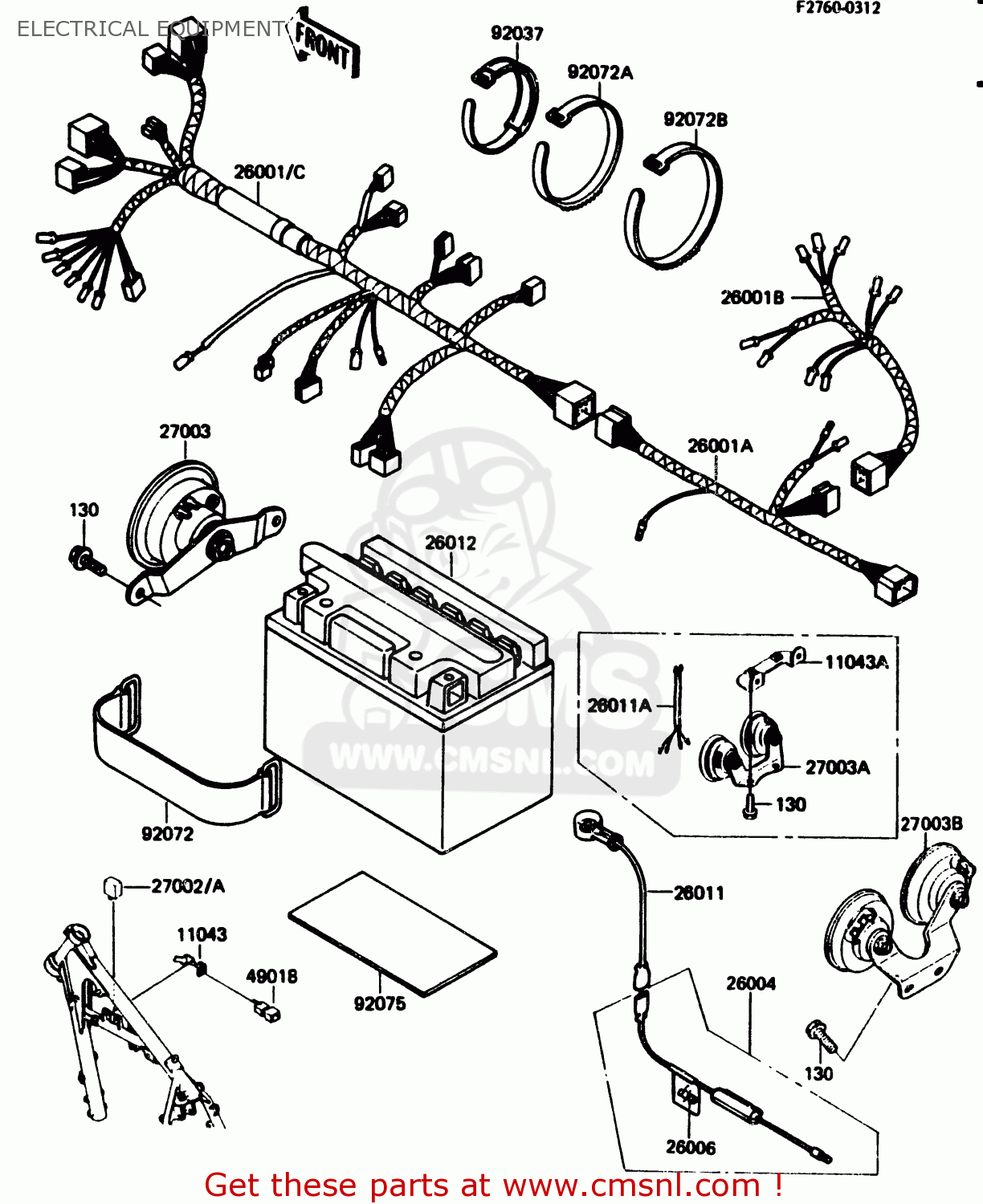 ELECTRICAL EQUIPMENT KL600A1 1984 EUROPE UK FR GR IT SD ST WG