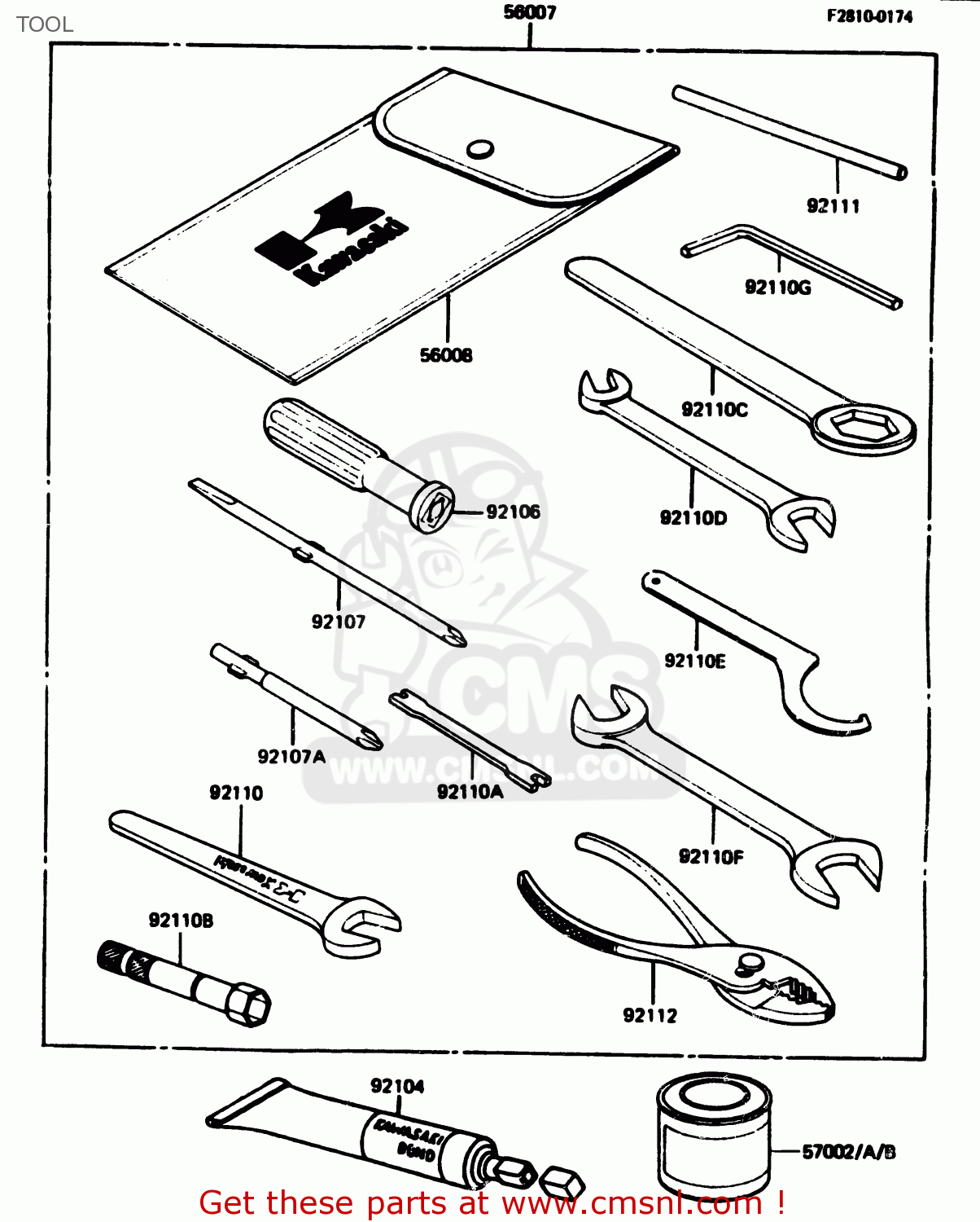 TOOL KL600A1 1984 EUROPE UK FR GR IT SD ST WG