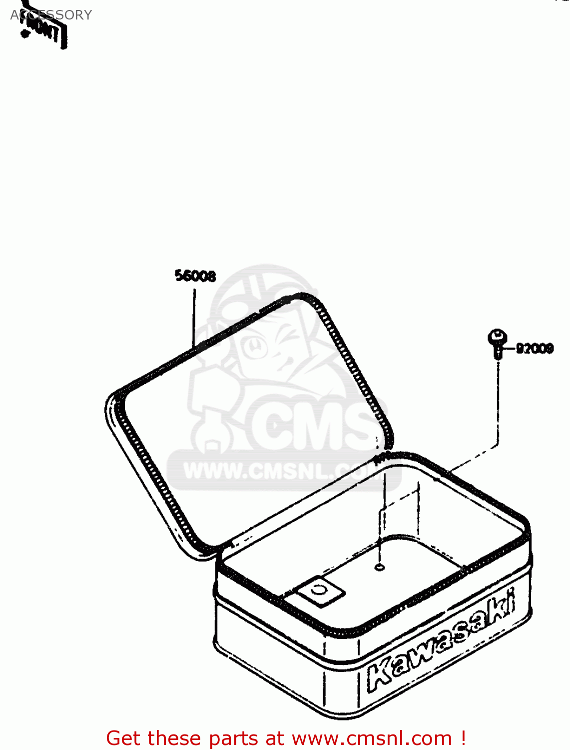 ACCESSORY KL600A1 1984 EUROPE UK FR GR IT SD ST WG