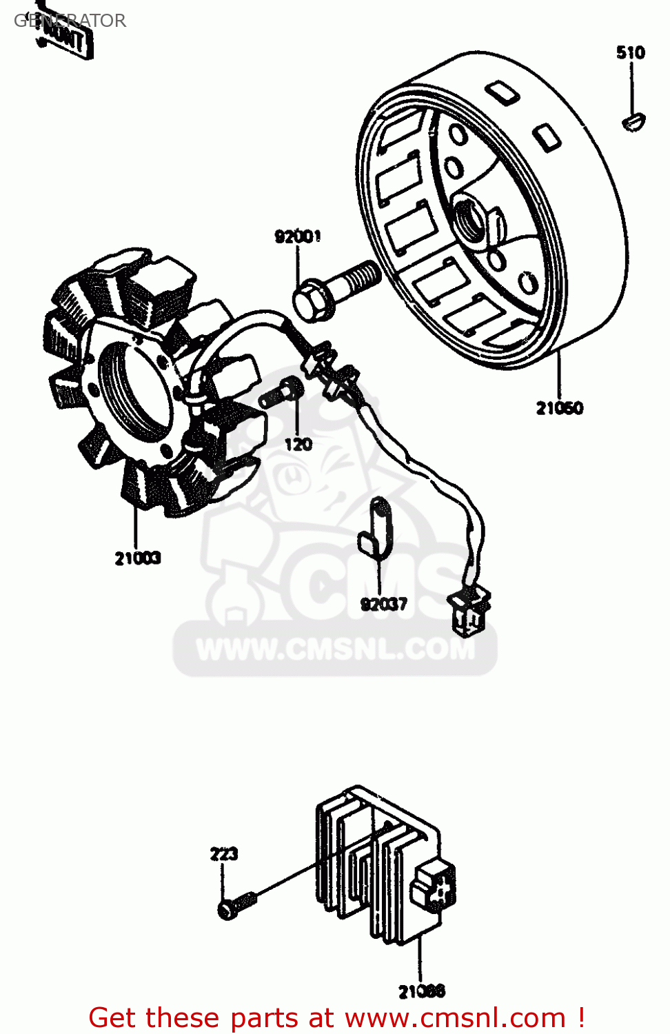GENERATOR KL600A1 1984 EUROPE UK FR GR IT SD ST WG