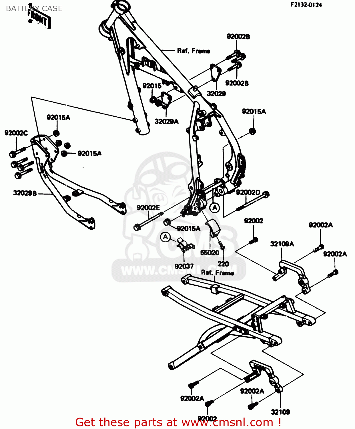 BATTERY CASE KL600A1 1984 EUROPE UK FR GR IT SD ST WG