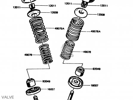 VALVE - KL600A1 1984 EUROPE UK FR GR IT SD ST WG