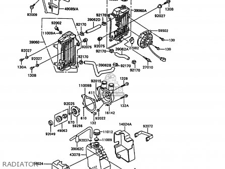 Kawasaki KL600A3 KLR600 1988 ITALY parts lists and schematics