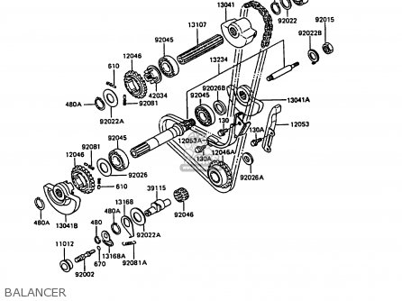 BALANCER - KL600A3 KLR600 1988 ITALY