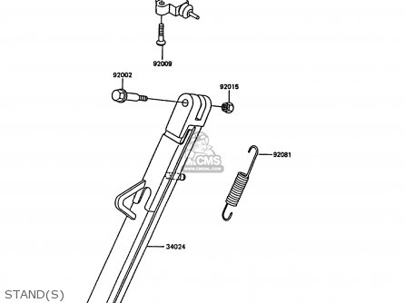 STAND(S) - KL600A3 KLR600 1988 ITALY
