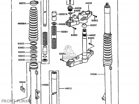 FRONT FORK - KL600A3 KLR600 1988 ITALY