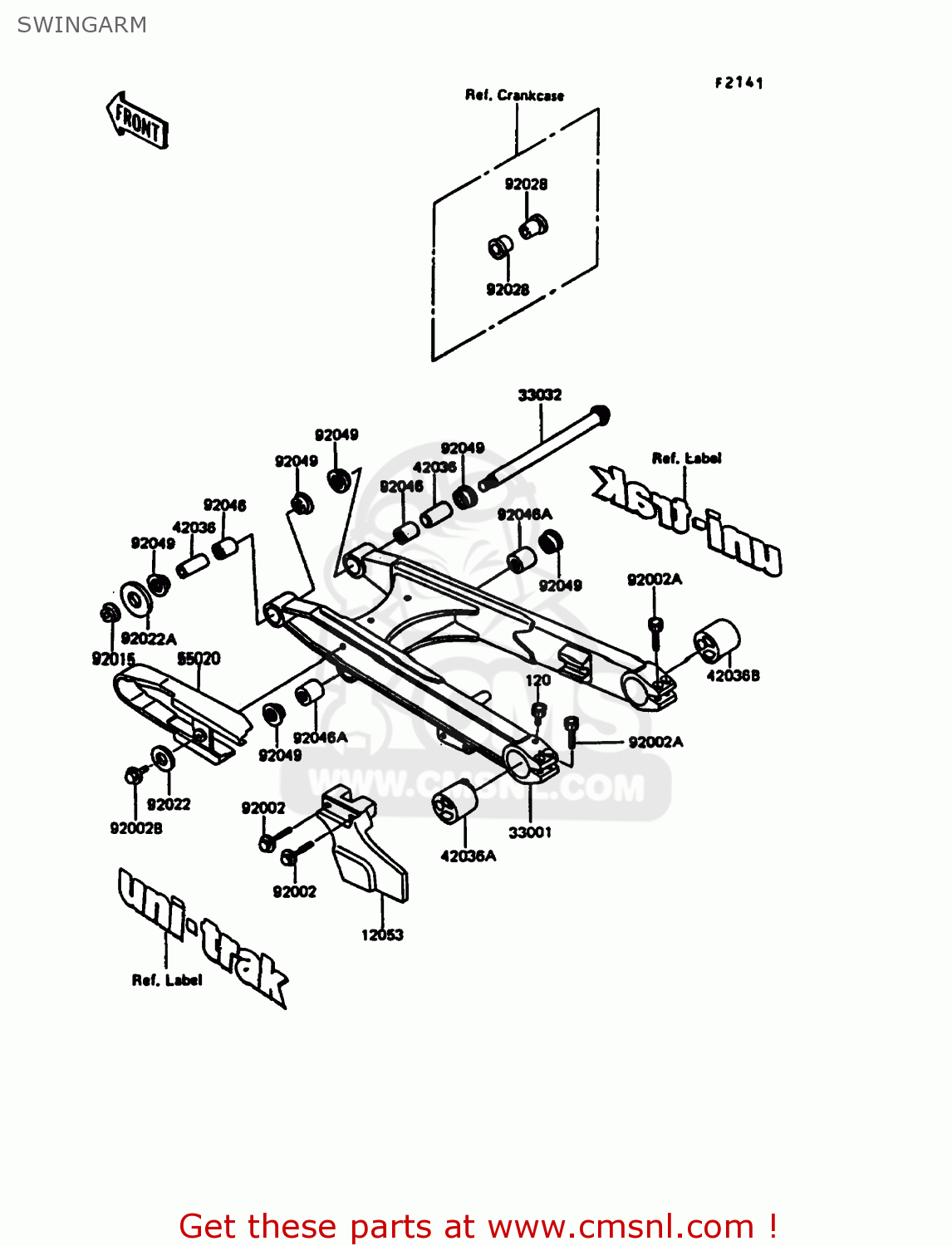 SWINGARM KL600A5 KLR600 1990 ITALY