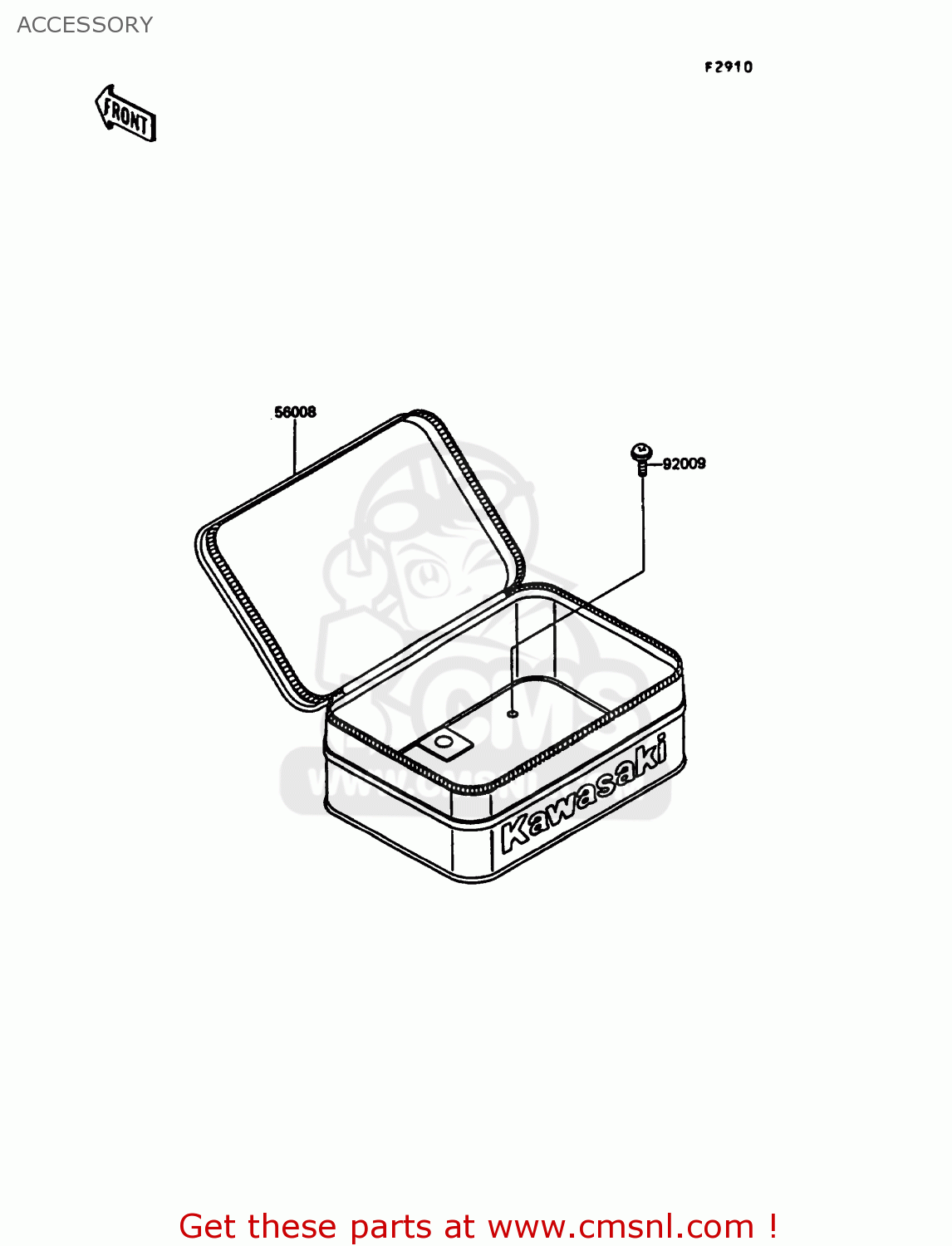 ACCESSORY KL600A5 KLR600 1990 ITALY