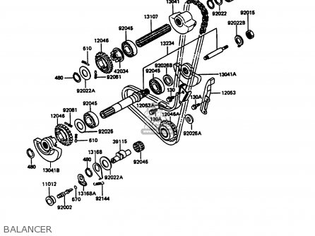 BALANCER - KL600A5 KLR600 1990 ITALY