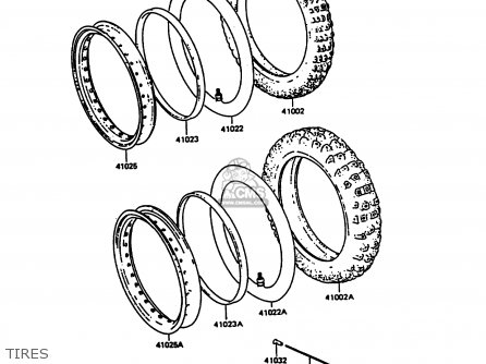 TIRES - KL600A5 KLR600 1990 ITALY