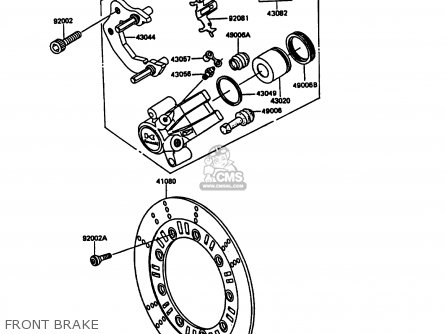 FRONT BRAKE - KL600A5 KLR600 1990 ITALY