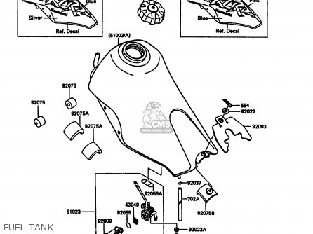 FUEL TANK - KL600A5 KLR600 1990 ITALY