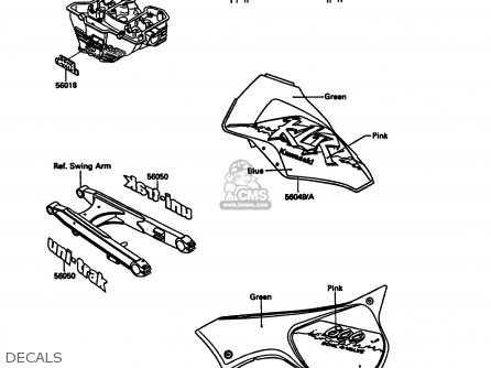 DECALS - KL600A5 KLR600 1990 ITALY