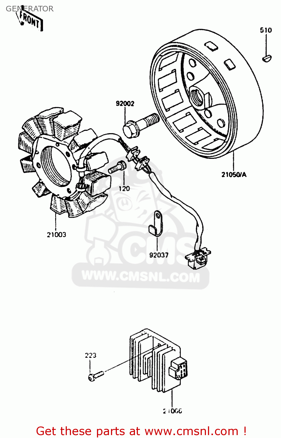 GENERATOR KL600B1 1985 EUROPE UK FR GR IT NR SD WK
