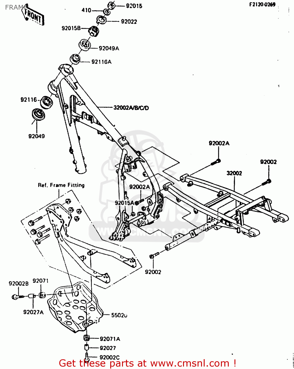 FRAME KL600B1 1985 EUROPE UK FR GR IT NR SD WK
