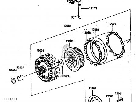 CLUTCH - KL600B1 1985 EUROPE UK FR GR IT NR SD WK