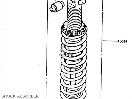 SHOCK ABSORBER - KL600B1 1985 EUROPE UK FR GR IT NR SD WK