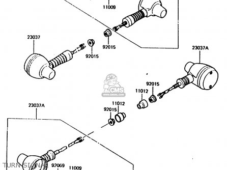 TURN SIGNAL - KL600B1 1985 EUROPE UK FR GR IT NR SD WK