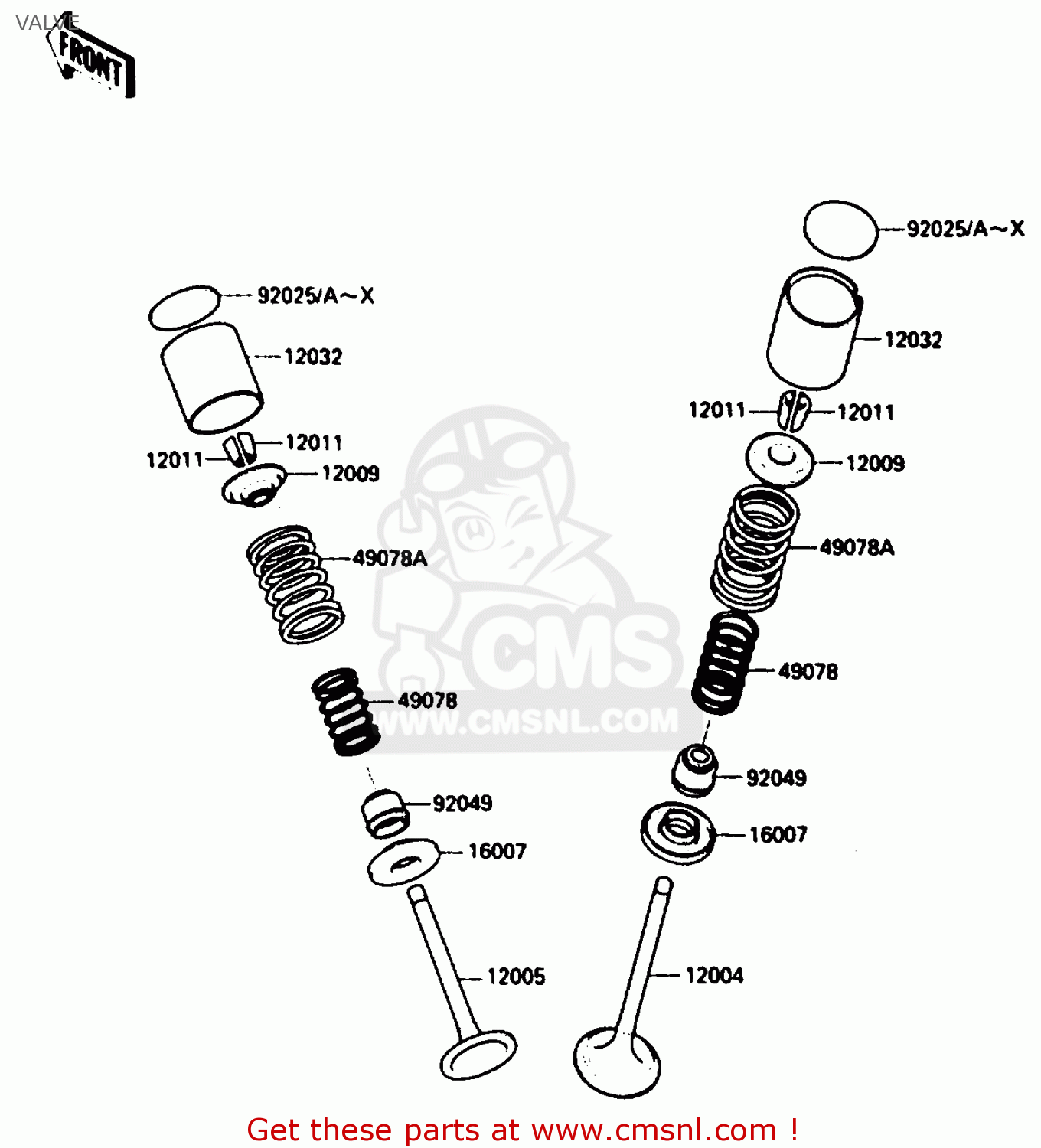 VALVE KL600B2 1986 EUROPE UK FR CP GR IT NR SD SP WG
