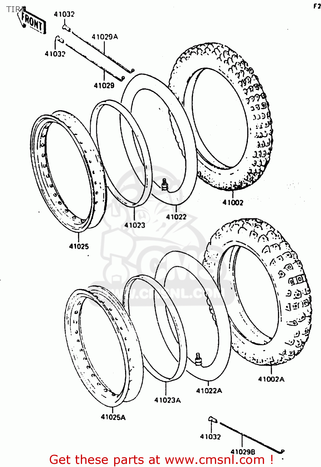TIRE KL600B2 1986 EUROPE UK FR CP GR IT NR SD SP WG