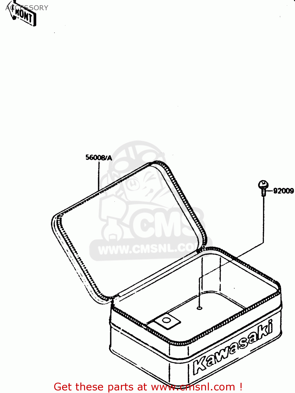 ACCESSORY KL600B2 1986 EUROPE UK FR CP GR IT NR SD SP WG