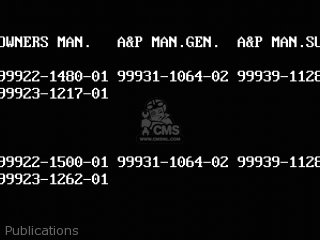 Publications - KL600B4 KLR600 1988 EUROPE UK FG