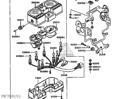 METER(S) - KL600B5 KLR600 1989 SWEDEN FG