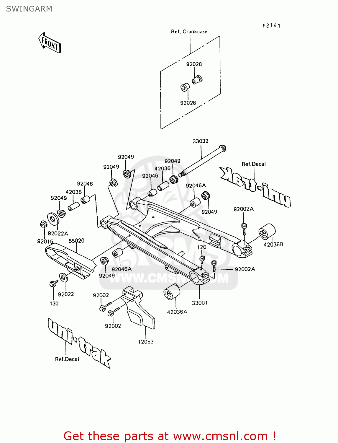 SWINGARM KL600B7 KLR600 1992 ITALY