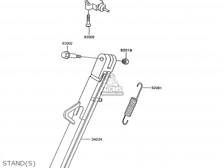 STAND(S) - KL600B9 KLR600 1994 ITALY