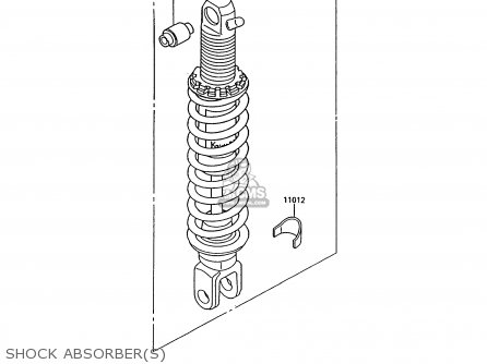 SHOCK ABSORBER(S) - KL600B9 KLR600 1994 ITALY