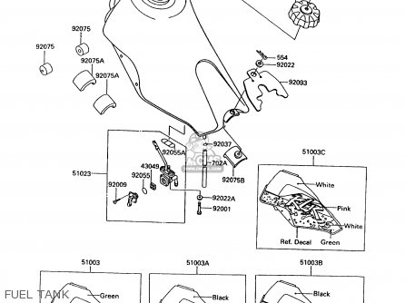 FUEL TANK - KL600B9 KLR600 1994 ITALY