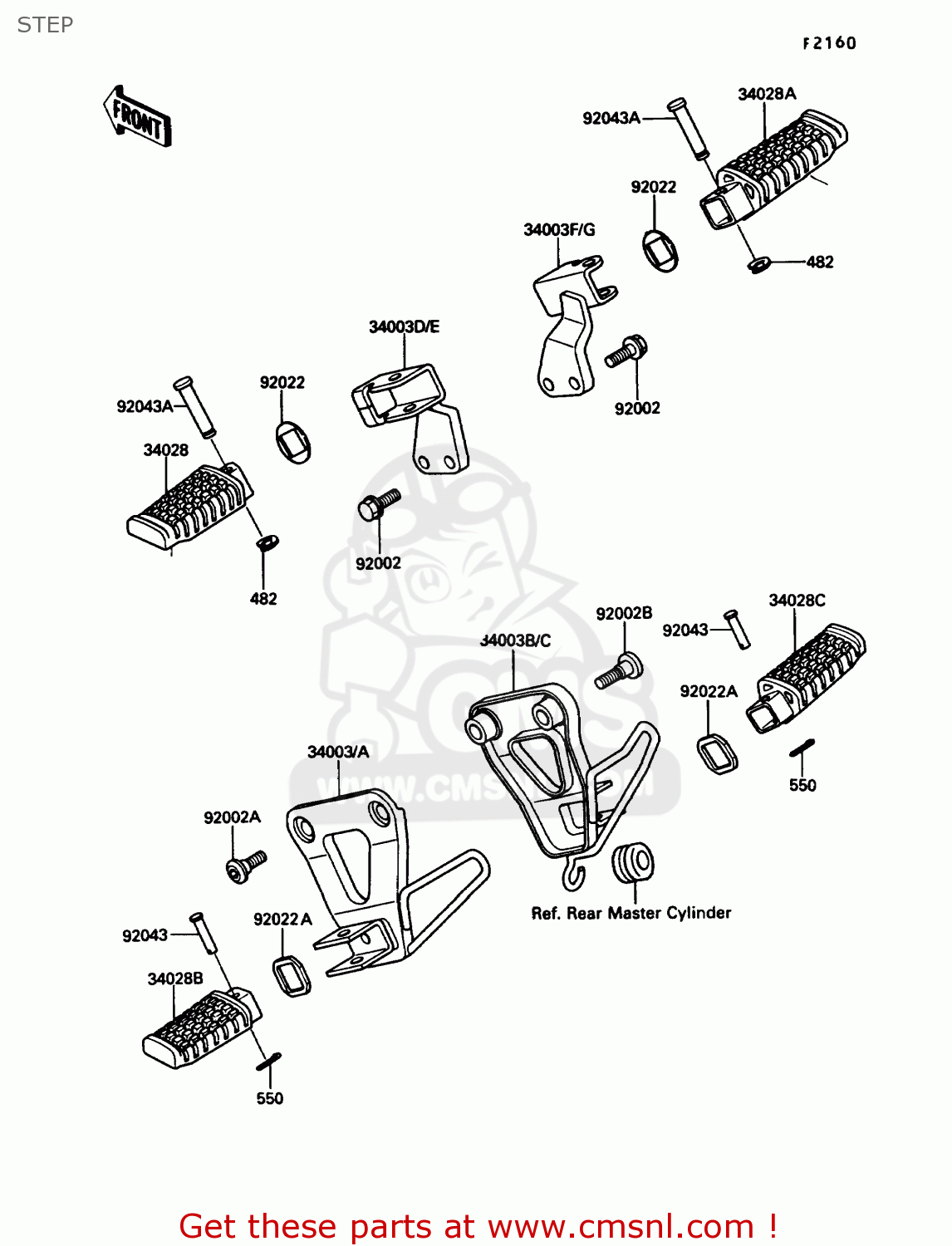 STEP KL650A1 KLR650 1987 USA CALIFORNIA CANADA